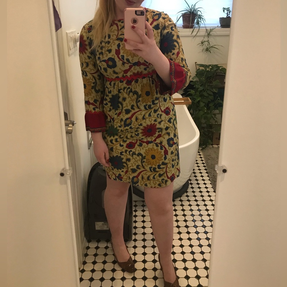 MOD Vintage mini dress made in USA